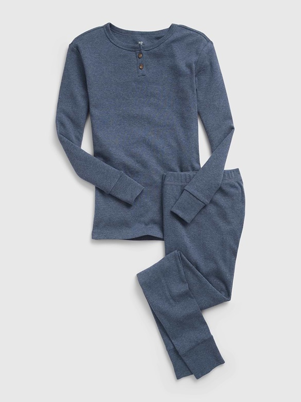 Gap Kids Organic Cotton Henley PJ Set size 8